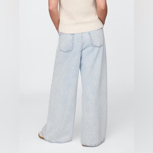 NWT! GAP Light Indigo Low Slung UltraSoft Extra Baggy Jeans - Size 35/20 🔹 - Picture 6 of 14